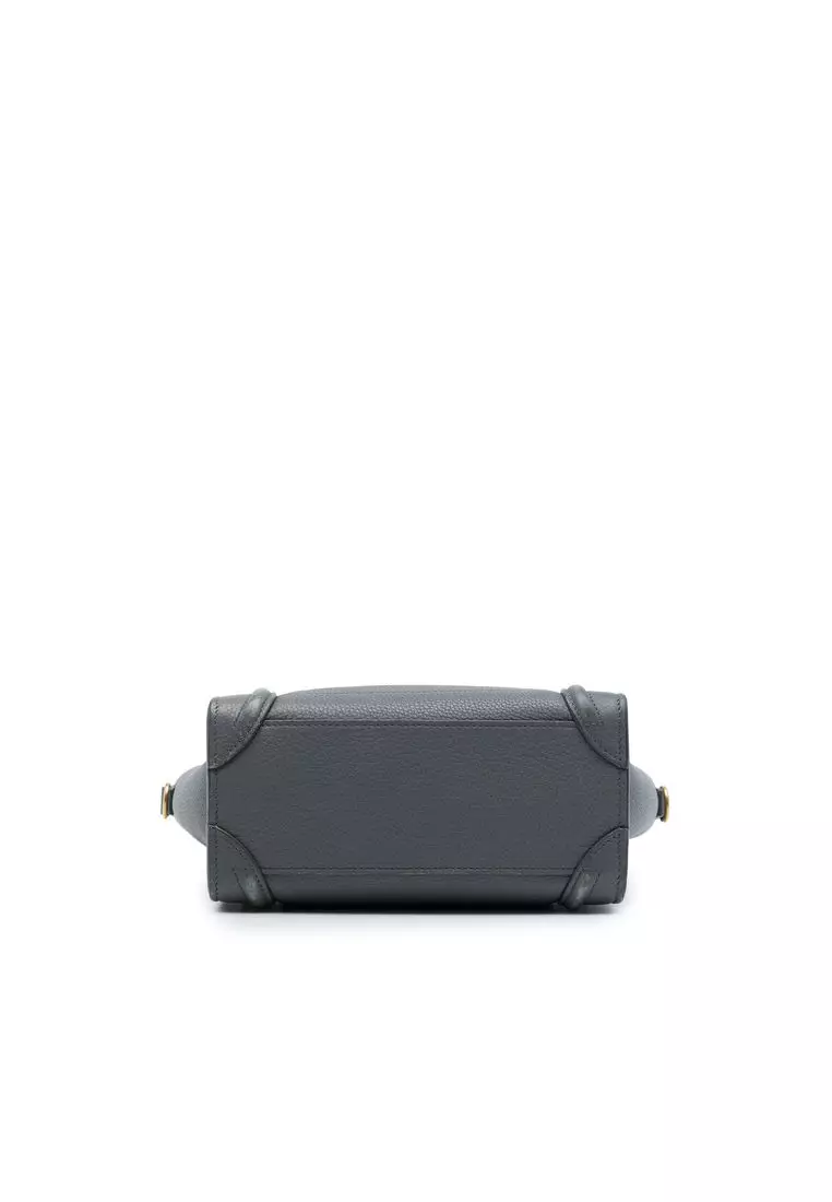 Pre-Loved Celine Nano Grained Calfskin Luggage Tote