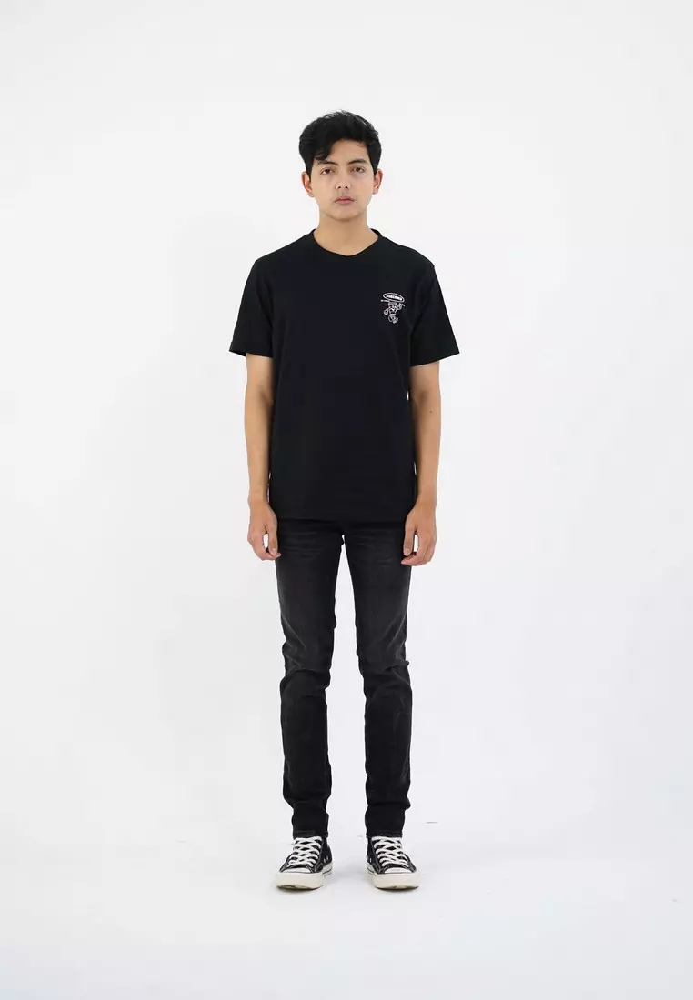 3Second Men's T-Shirt Short Sleeve Regular Fit Cotton Alpha OL-C210425