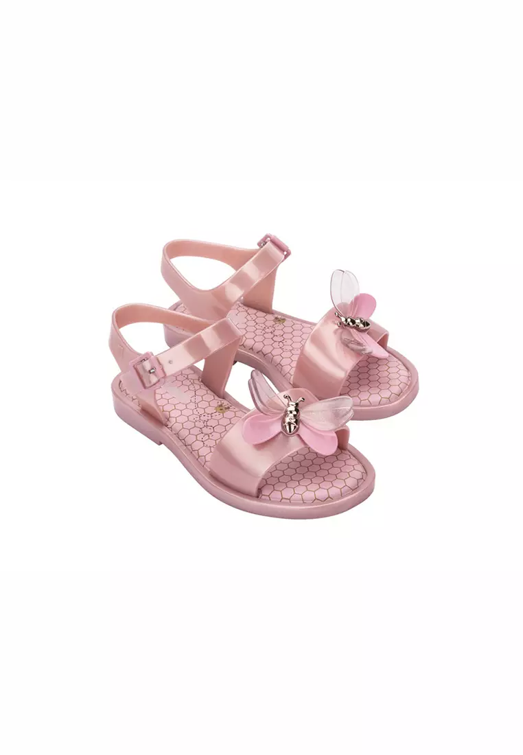 Mini Melissa Mar Bugs INF Kids Sandals - Pearly Pink