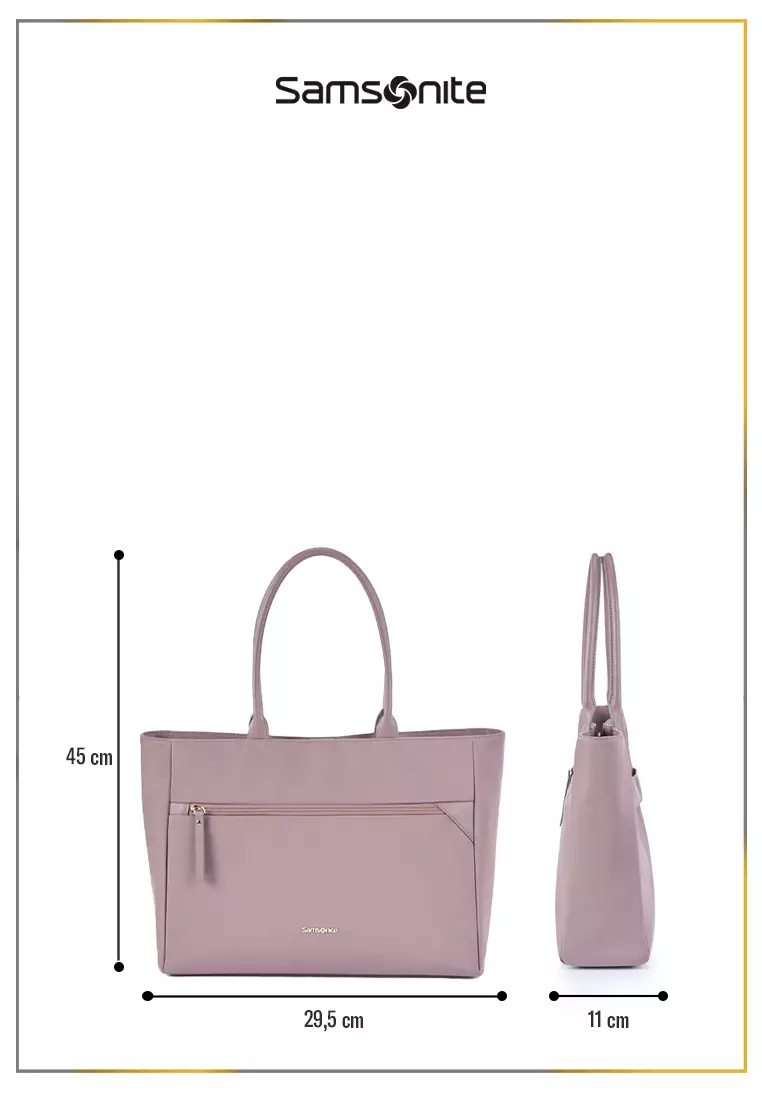 Samsonite Prudence Eco Tote 14.1 inch Antimicrobial - Rose Taupe