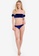 PINK N' PROPER navy Opulence Nebula Off Shoulder Velvet Bikini Set 569A6US63865AAGS_4