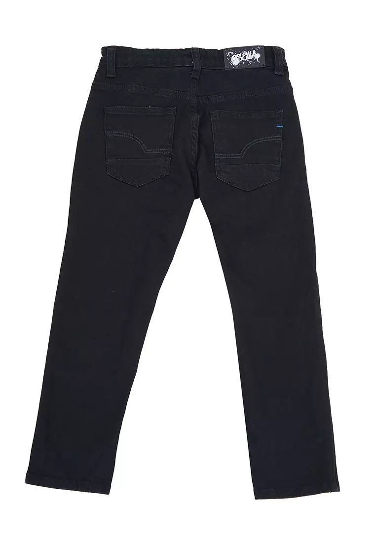 [NEW] Osella Street Collection Long Denim Pants in Black 228O300343 | Celana Jeans Panjang Anak Laki-Laki