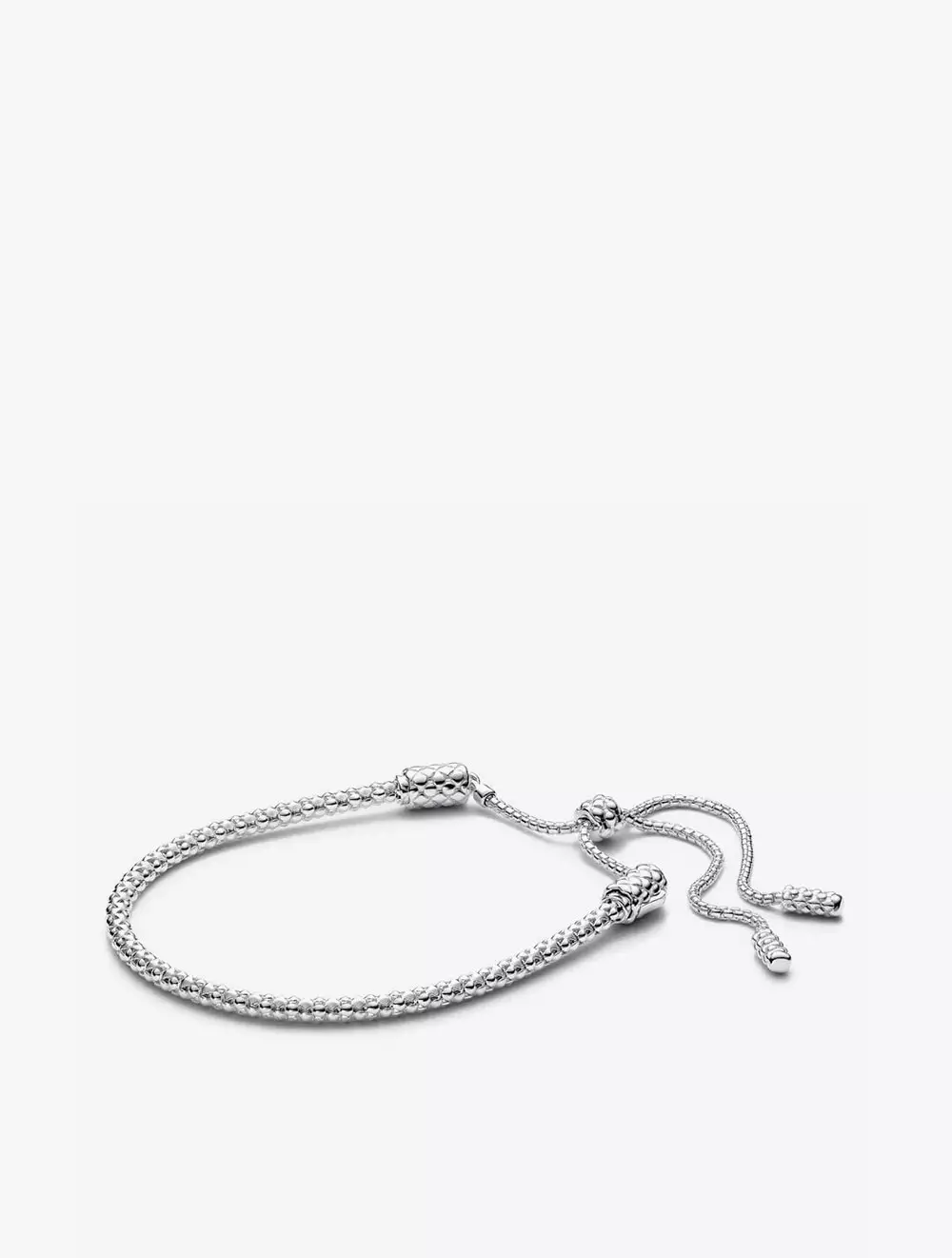 Jual Pandora Pandora Moments Studded Chain Slider Bracelet - 2 - Silver ...