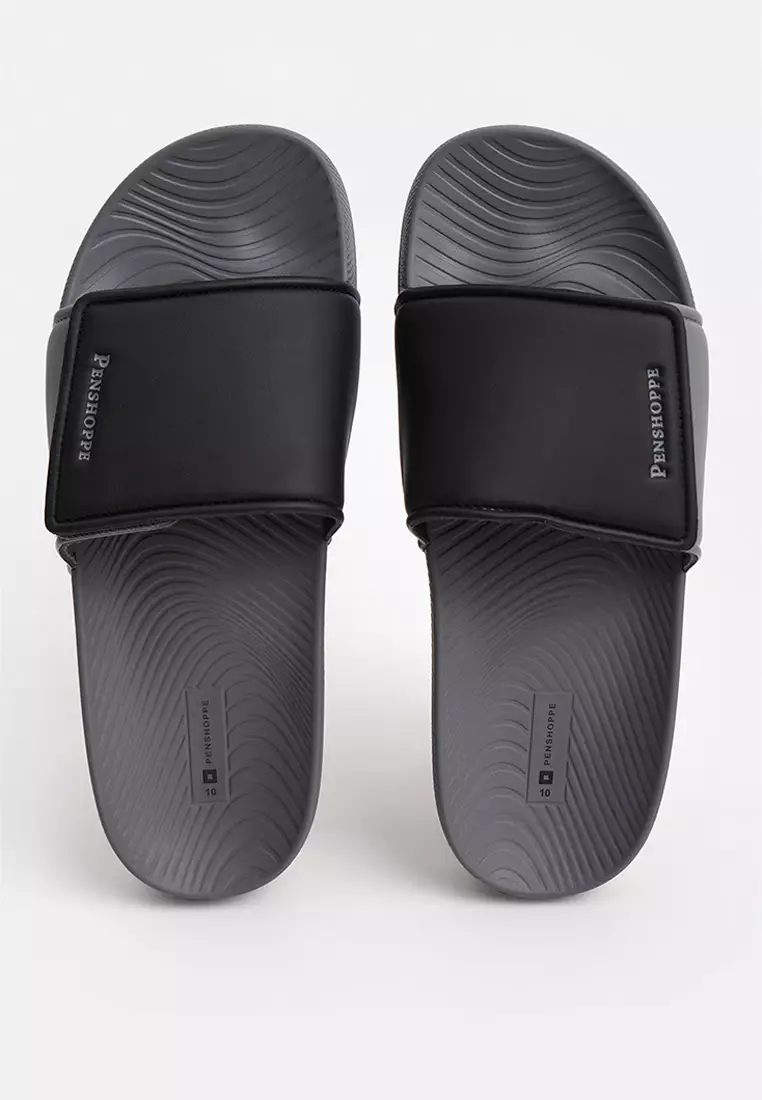 Men's Two-Toned Soft Sole Slides