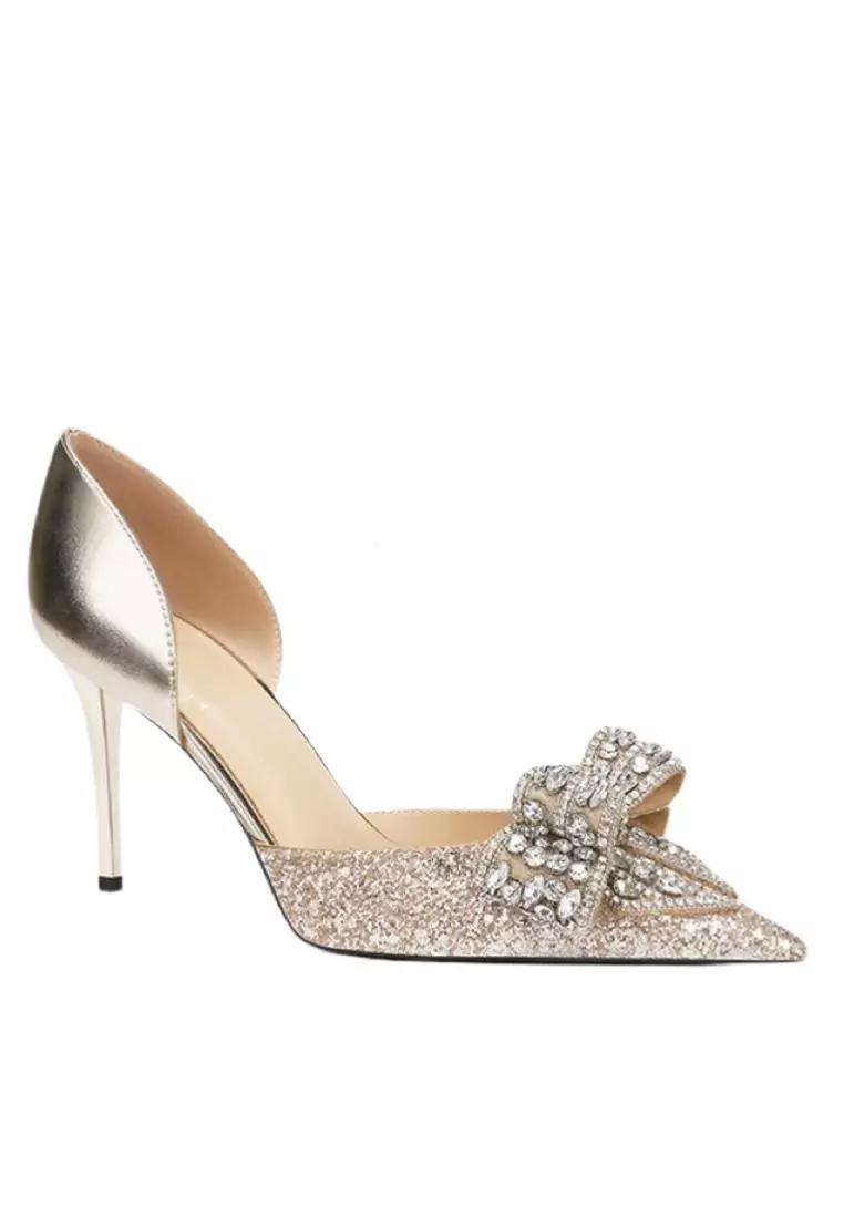 Discount on Twenty Eight Shoes  shoes - SKU: 6cm Bow Pointed D'orsay Wedding Heels Px708-67