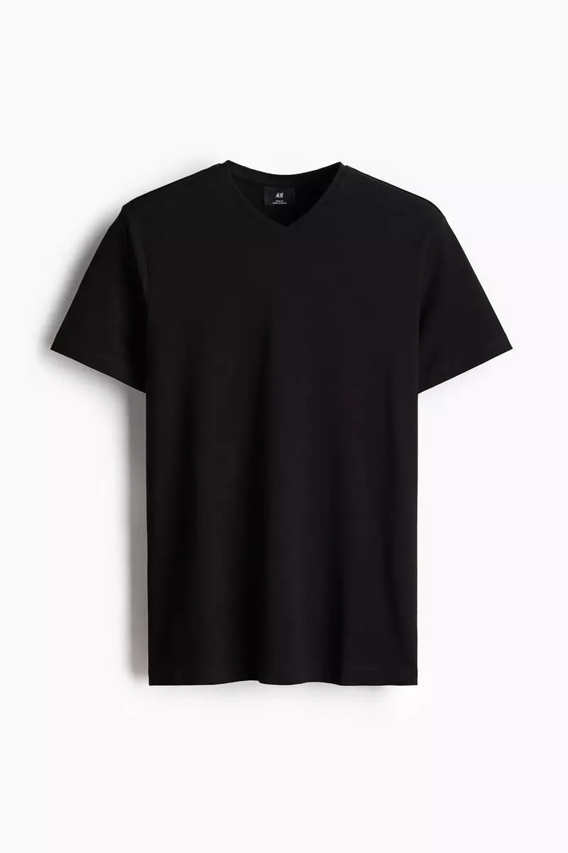 Buy H&M Slim Fit V-neck T-shirt 2025 Online ZALORA Philippines