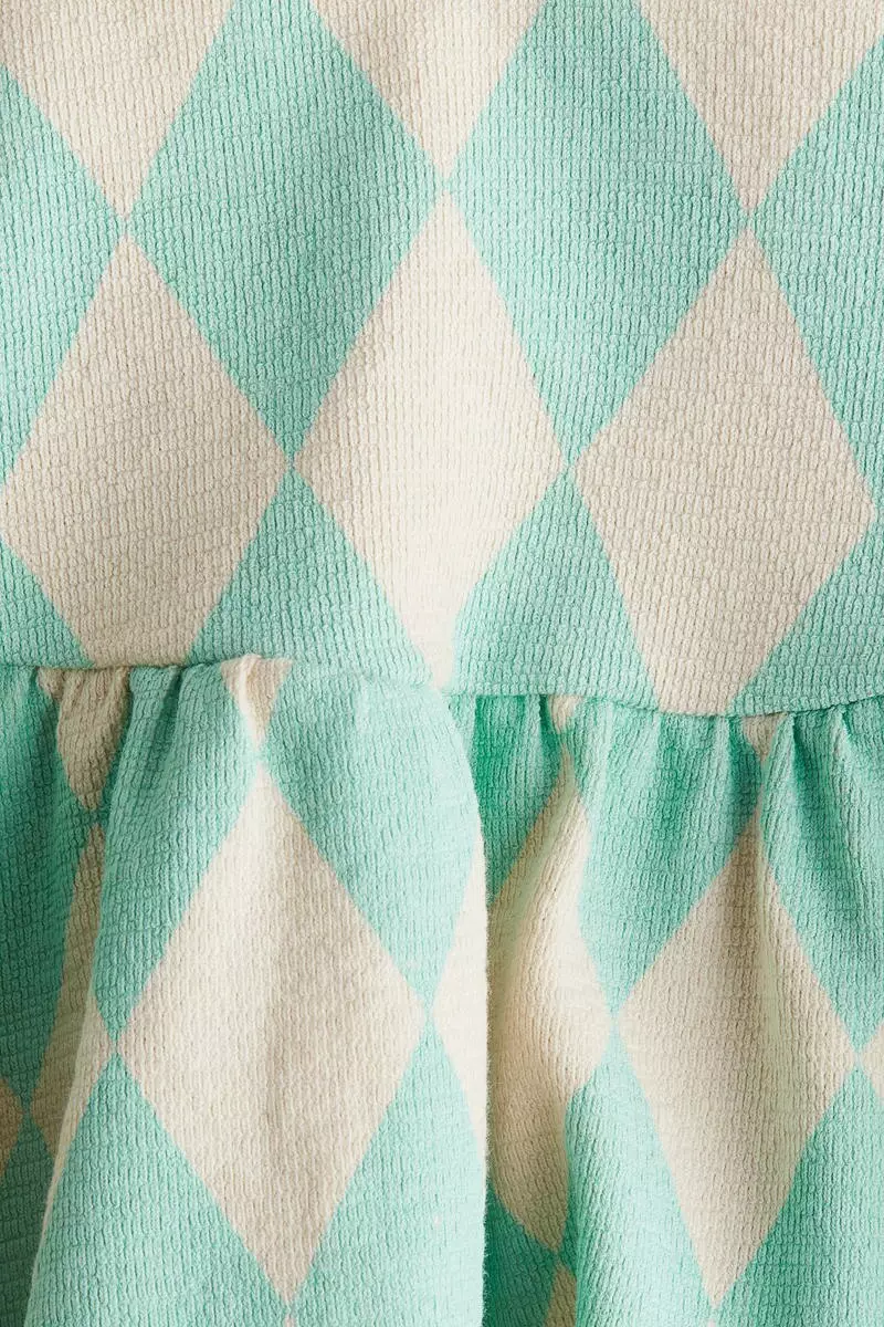 Crinkled jersey skirt