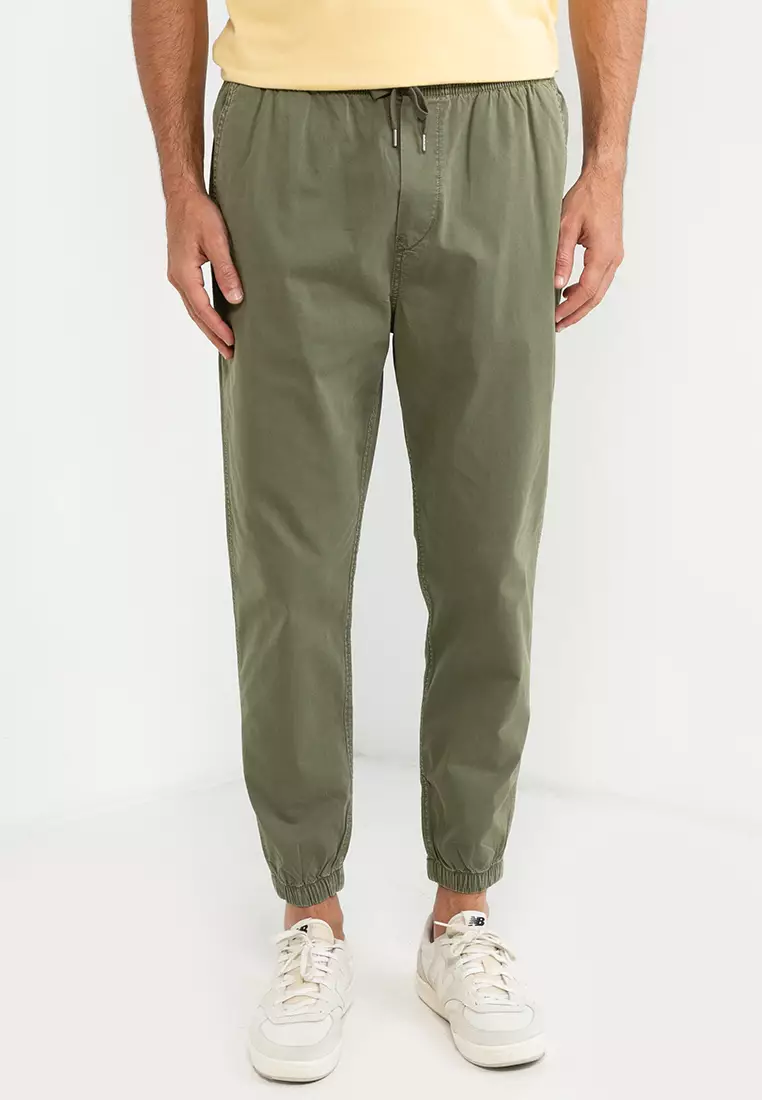 Relaxed Jogger Pants Green