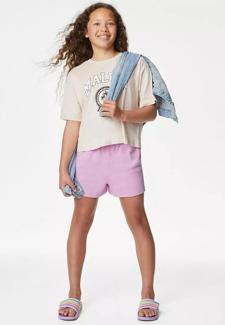 m&s cotton shorts