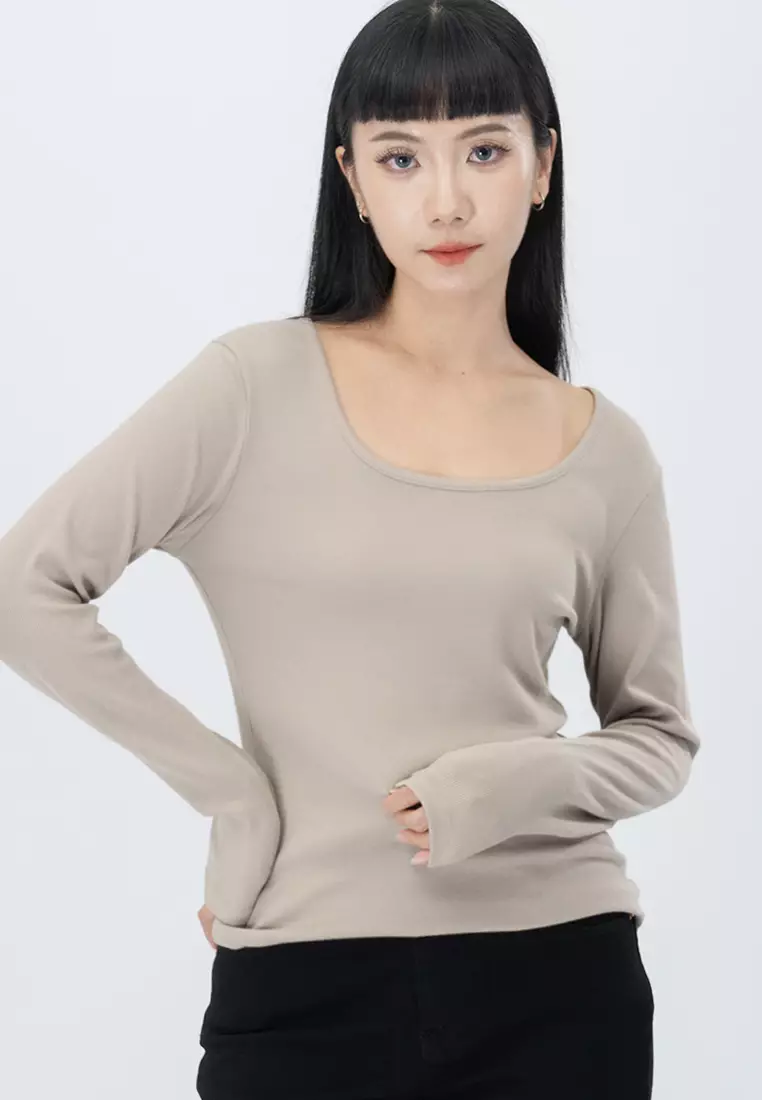 Cotton Long Sleeve Top
