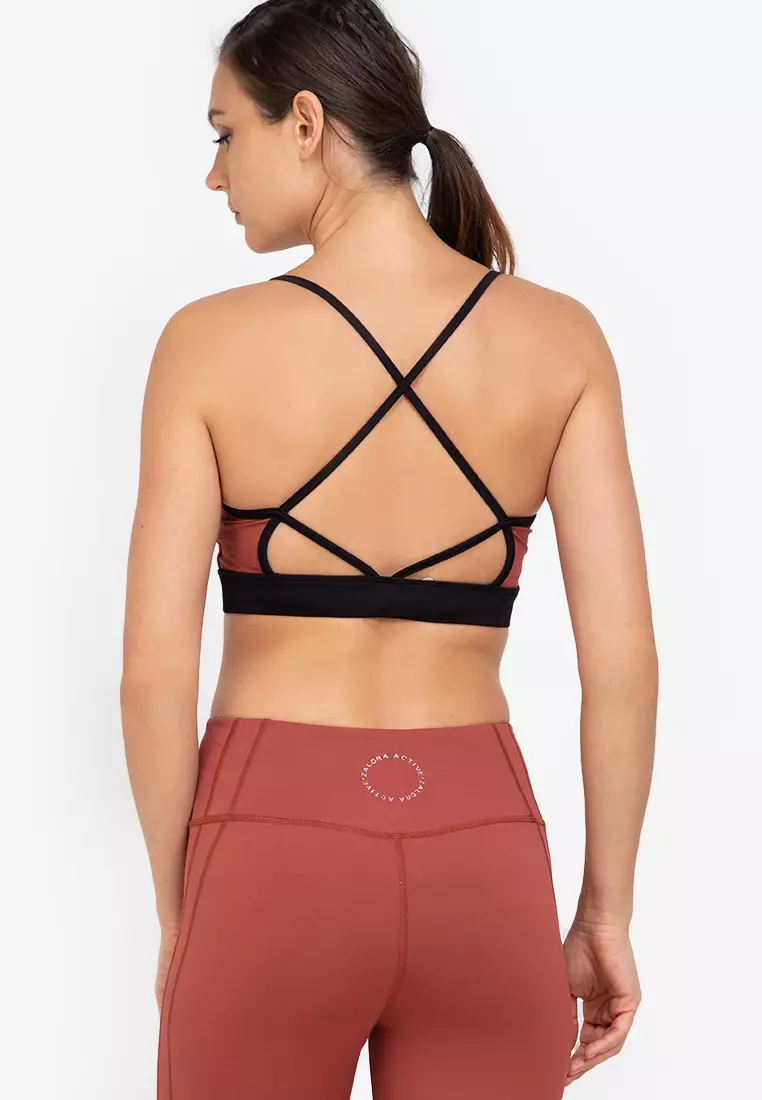 Long Sports Bra with Back Detail Shop Now
