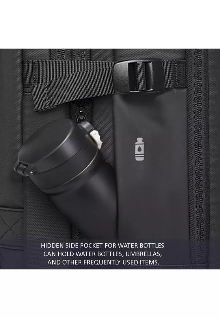 Bange 1908 35L Travel Backpack 47x31x16cm - Black