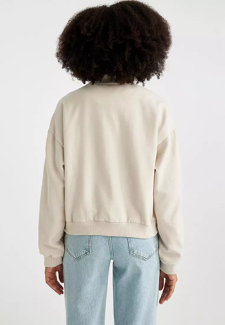 Long Sleeves Bomber Jacket