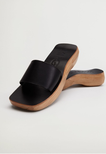 mango suede clogs