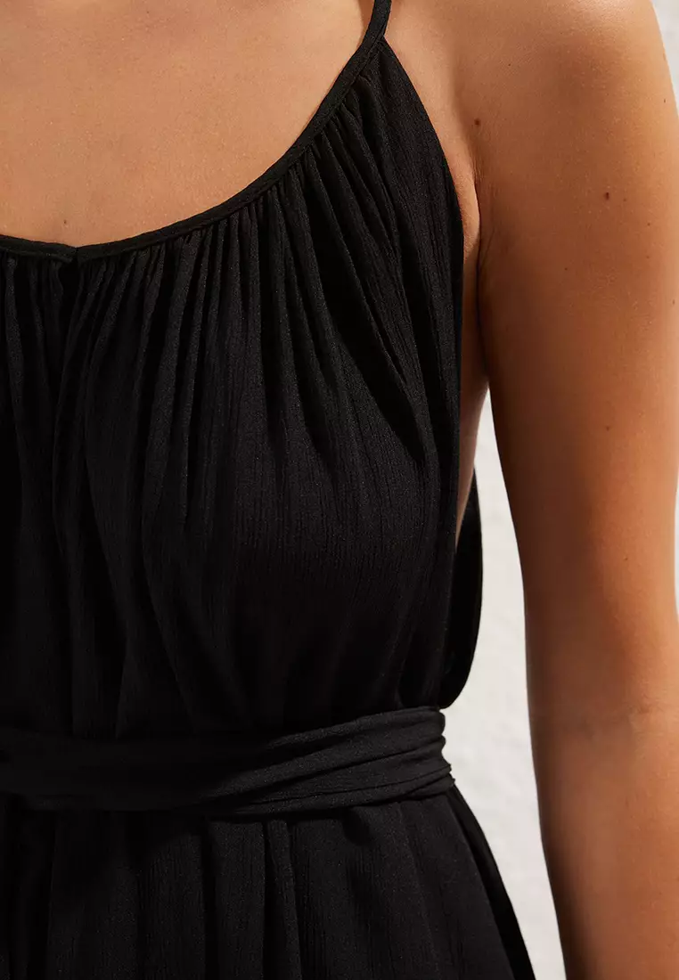 Woven Beach Maxi Dress