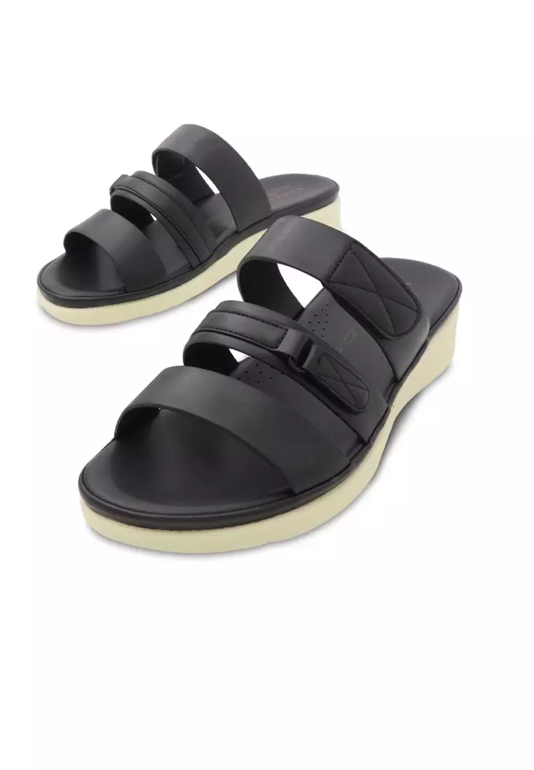 Buy Vincci Comfort Slide On Wedge Sandals Online | ZALORA Malaysia