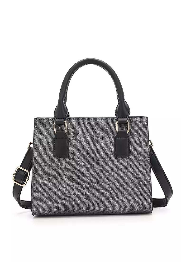 Women's Top Handle Bag / Sling Bag / Crossbody Bag (手拿袋 / 斜孭袋) - 黑色