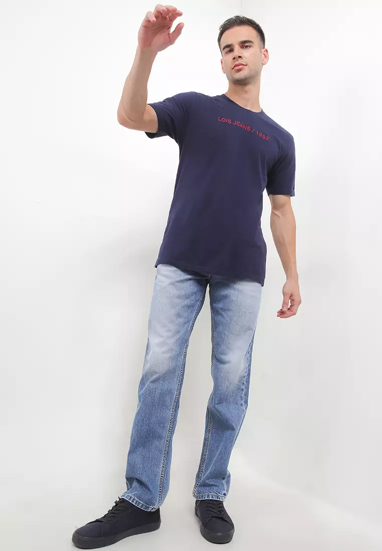 Straight Fit Denim Pants Cfs094E