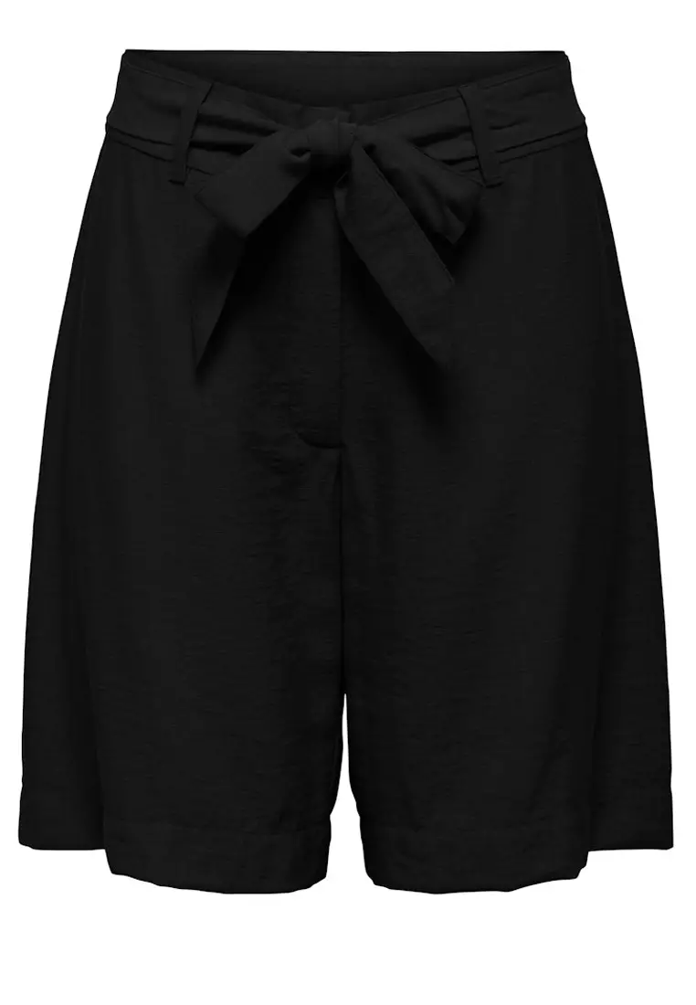 High Waist Bermuda Shorts