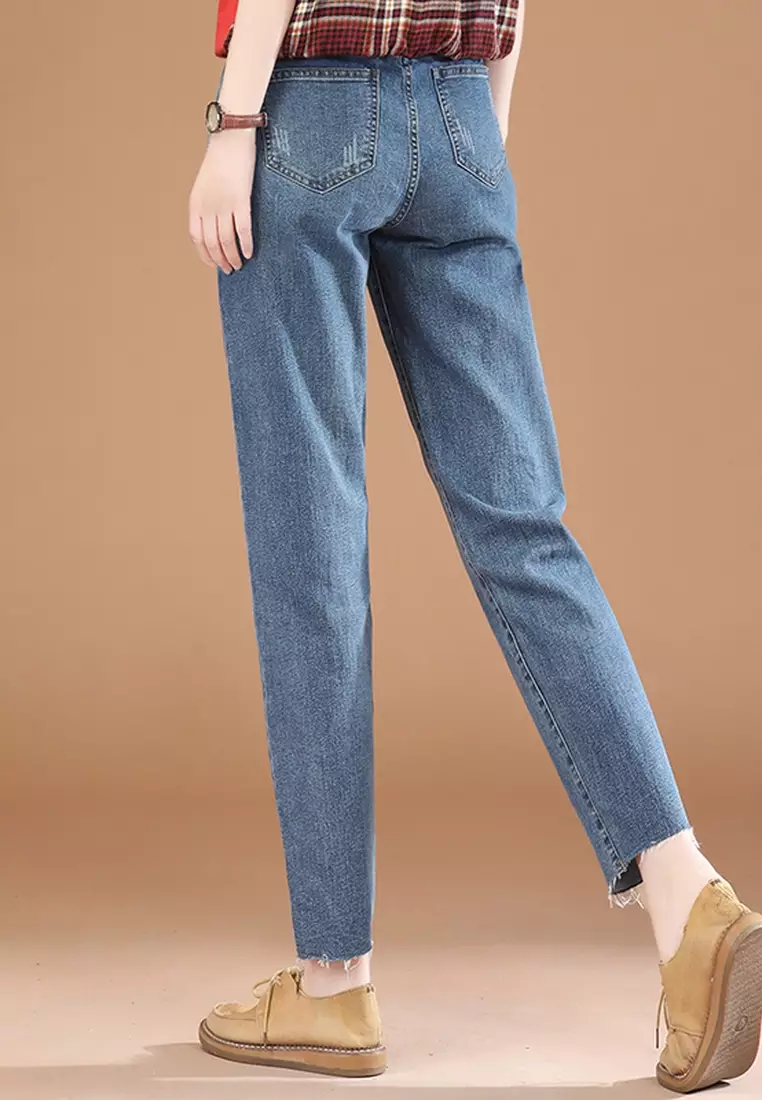 A-IN GIRLS Elastic Waist Jeans 2024, Buy A-IN GIRLS Online