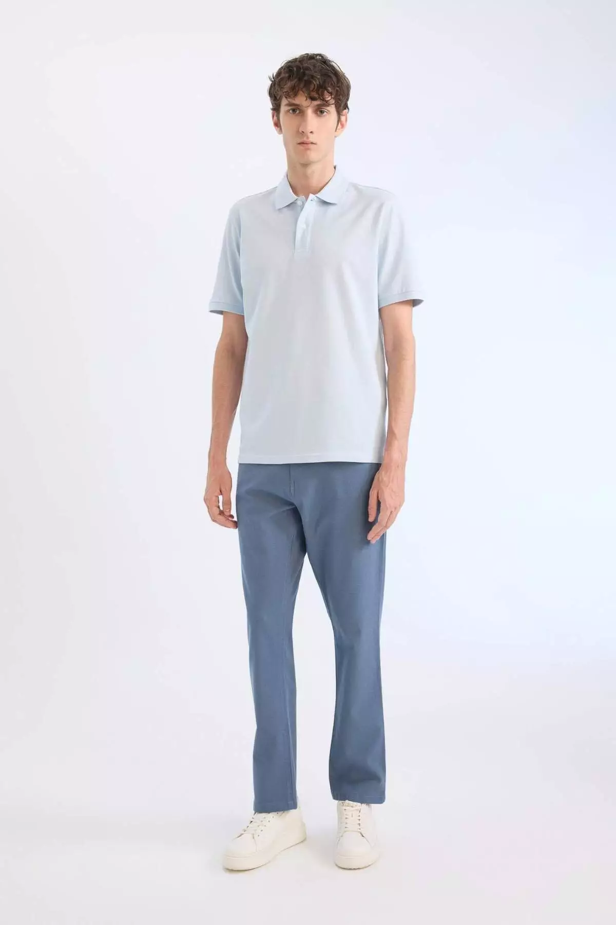 Slim Fit Slim Fit Skinny Leg Chino Canvas Trousers C2401Ax25Sp