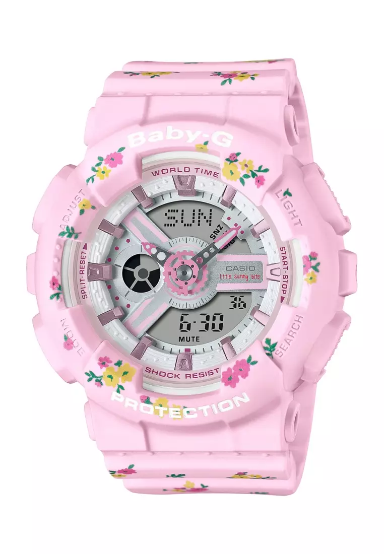 Casio baby g pink on sale watch