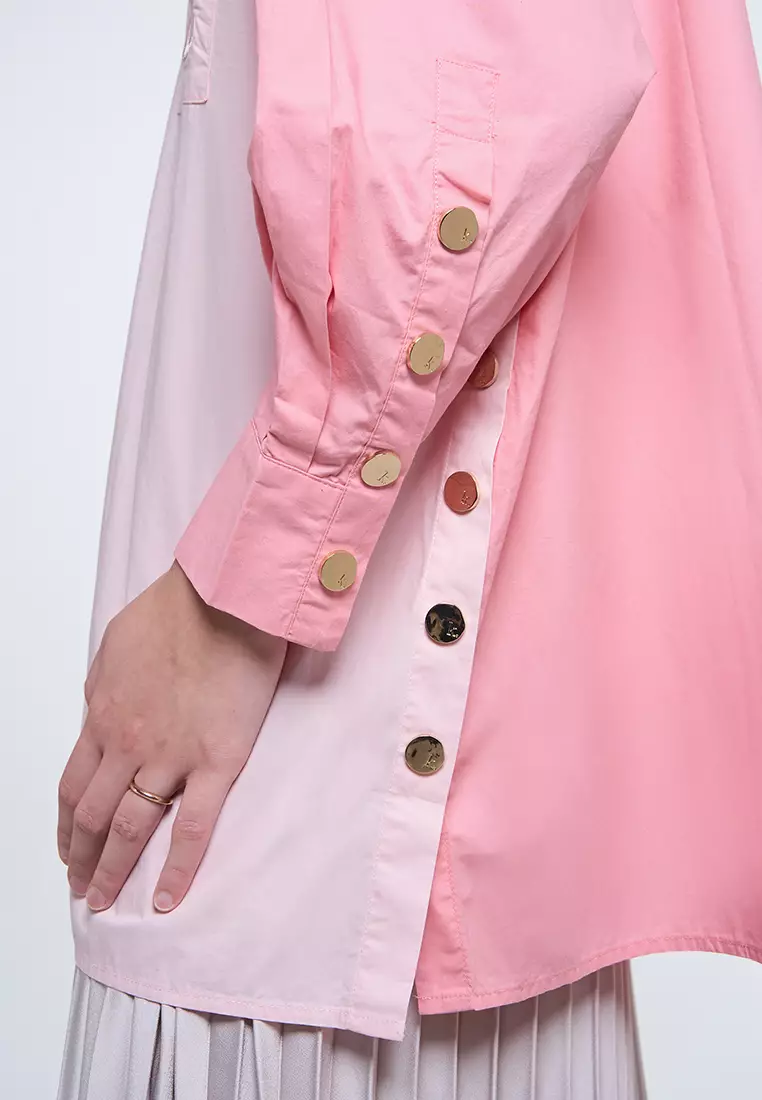 Kami Gale Top Plain Baby Pink