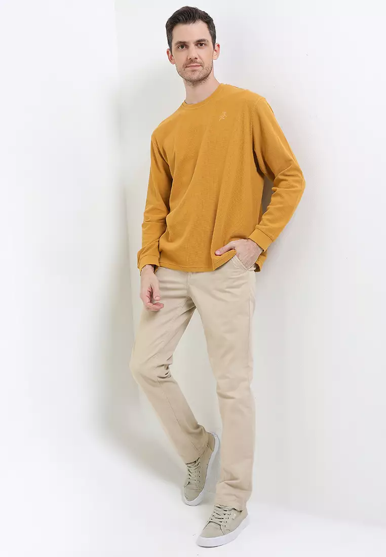 Waffle Bone Combed T-shirt KSLL2498