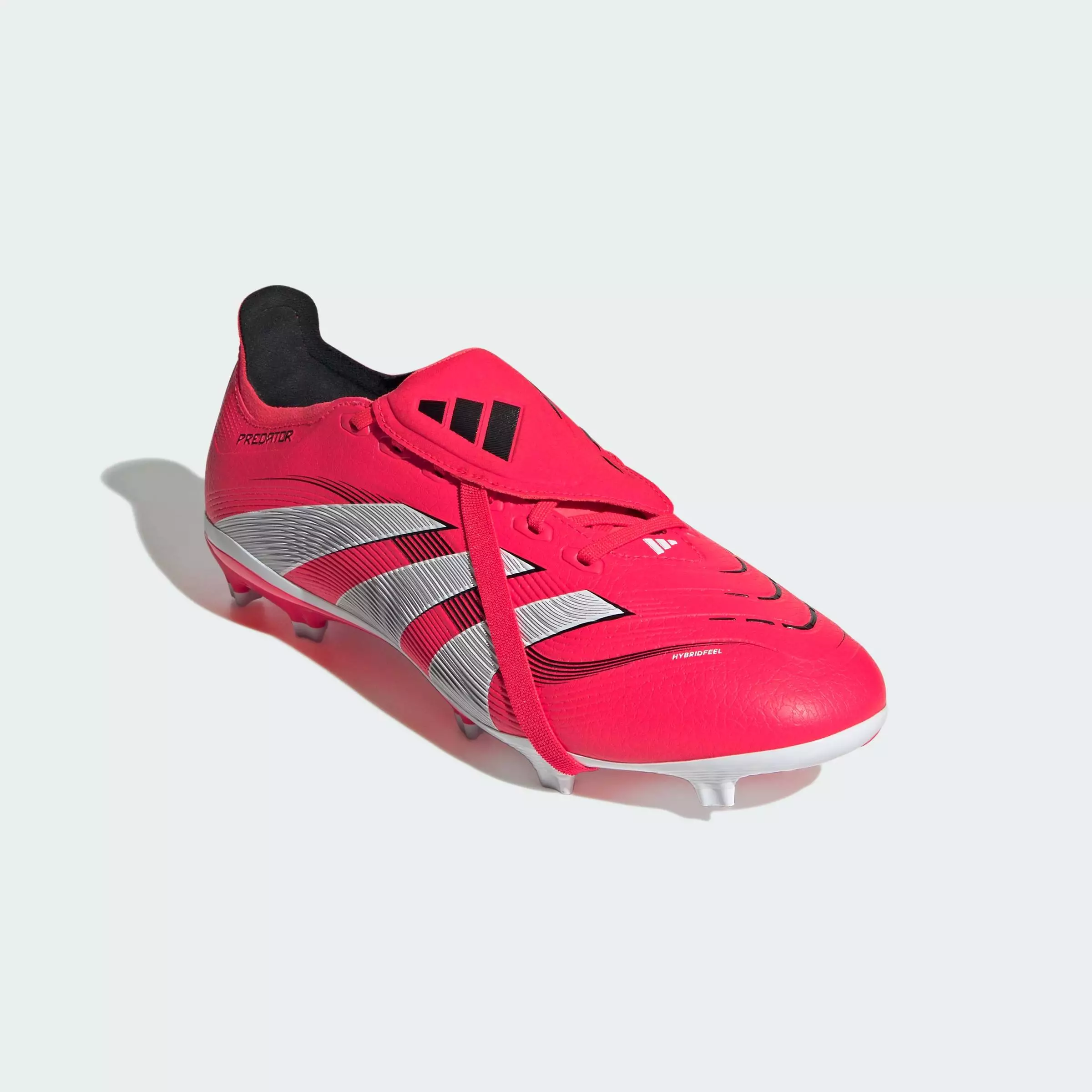 Football Predator League Fold-Over Tongue Firm/Multi-Ground Boots Unisex Red ID1319