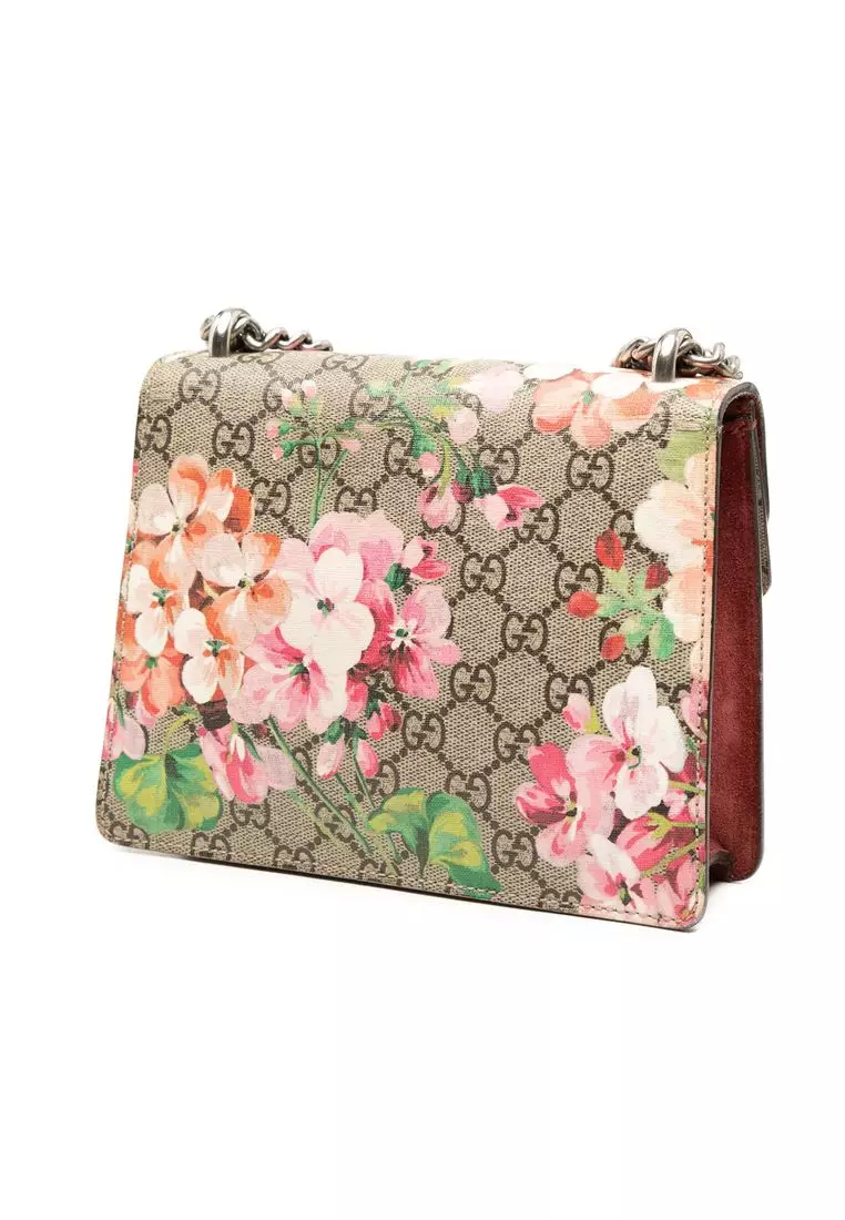 Pre-Loved Gucci Small Gg Supreme Blooms Dionysus Crossbody