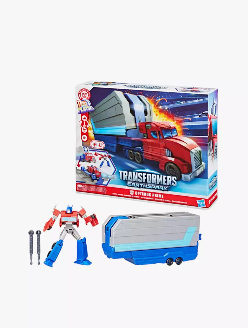 Transformers EarthSpark Optimus Prime Battle Trailer - TFOG0750