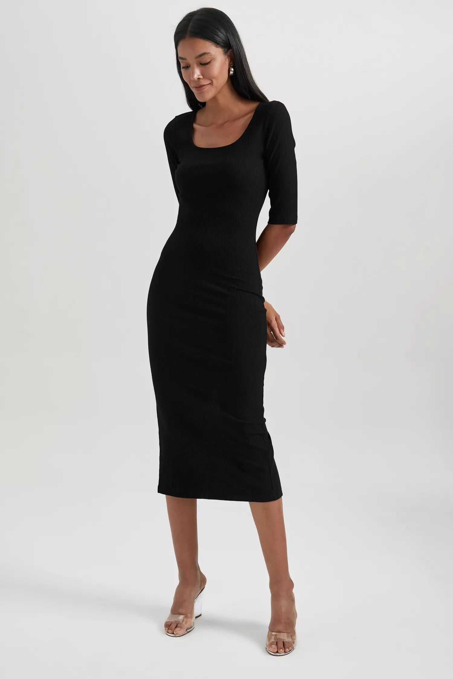 Half midi outlet dress