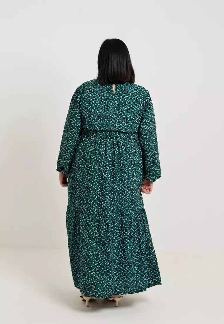 Plus Size Elora Dress Green