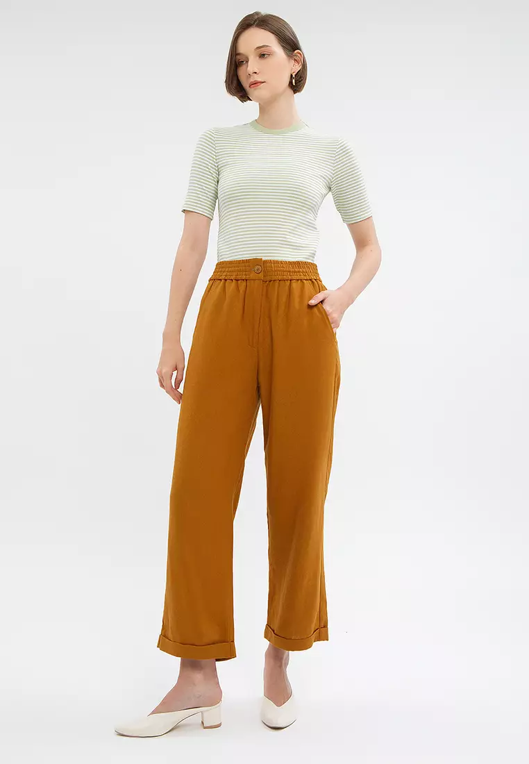 Minimal Lyda Pants Ice Ginger
