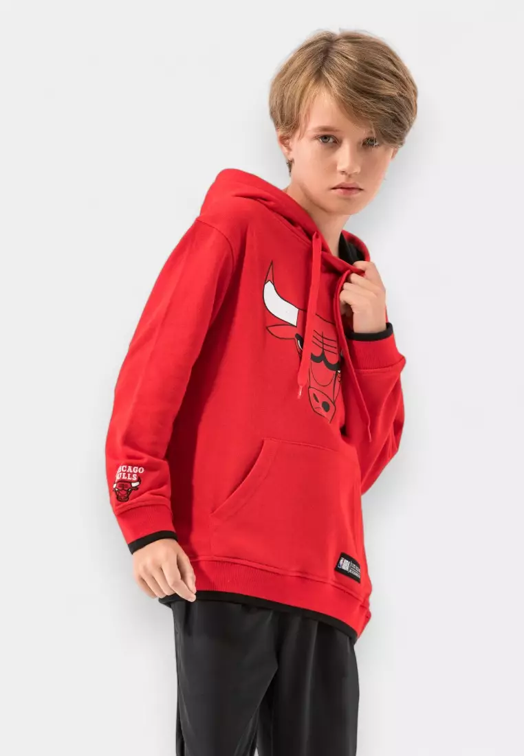 Chicago Bulls Kids Hoodie Basic Primary Logo
