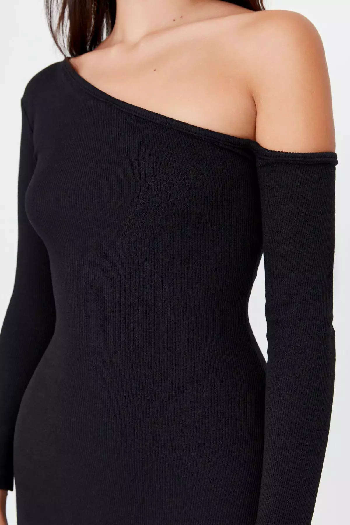 Asymmetrical Knitted Dress