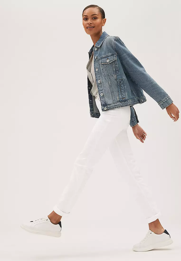 Sienna Straight Leg Jeans With Stretch