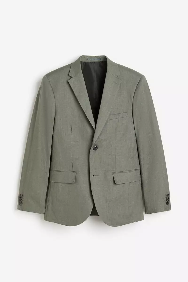 H&m Blazers H And M Blazer Mens Buy H&M Slim Fit Linen Jacket - Main Image