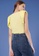 Saturday Club yellow V-Neck Roll Up Sleeveless Top 52607AACA31AD2GS_2