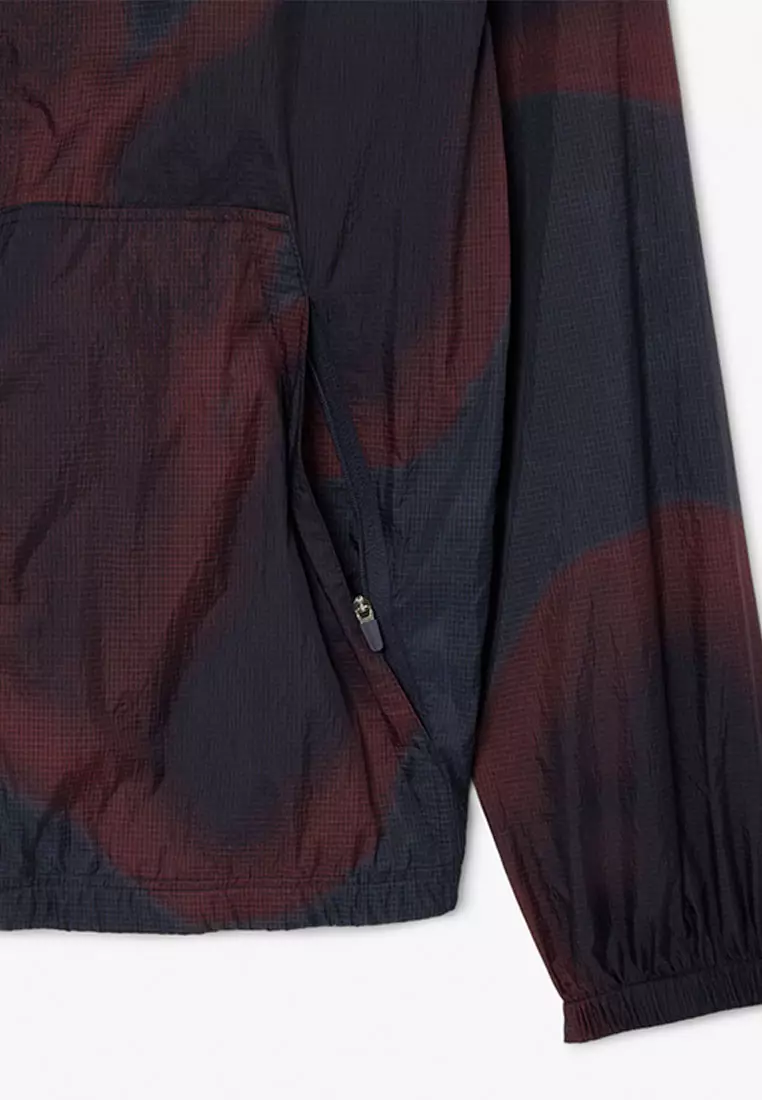 Lightweight Printed Ripstop Cropped Jacket