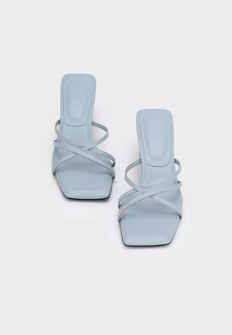 STRAPPY CLOUDFOAM CHUNKY HEEL SLIDE
