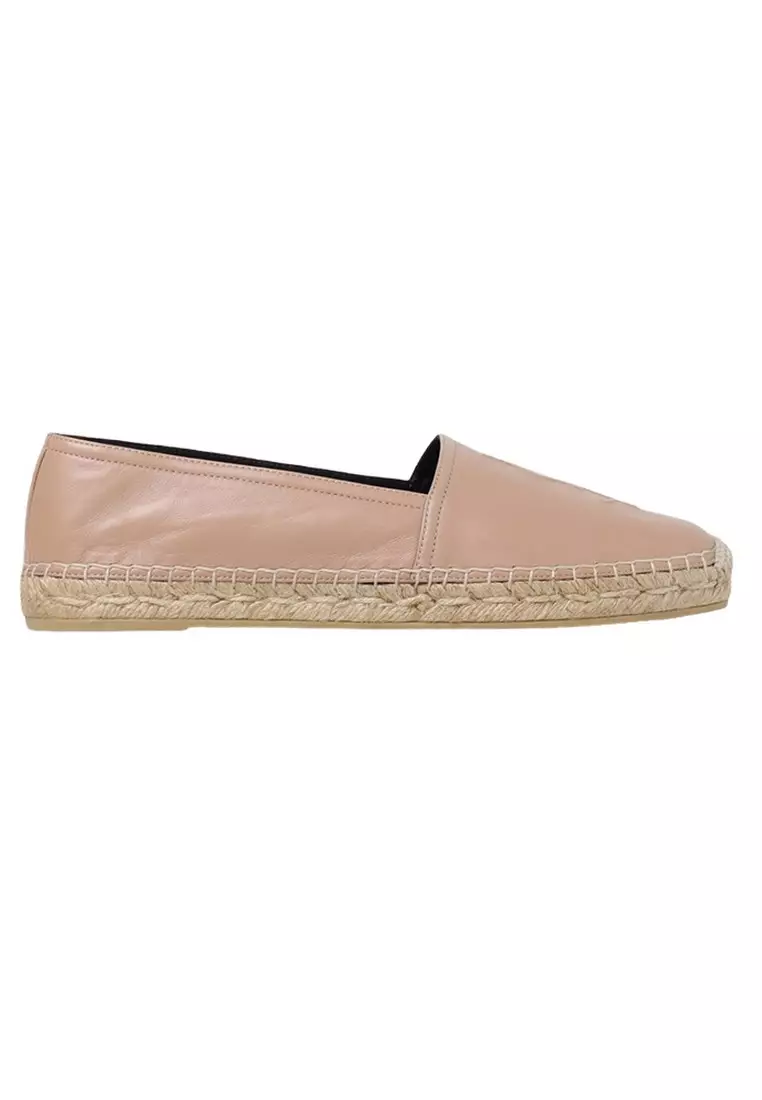 Discount on SAINT LAURENT  shoes - SKU: Cassandre Espadrilles Women's Loafers in Powder