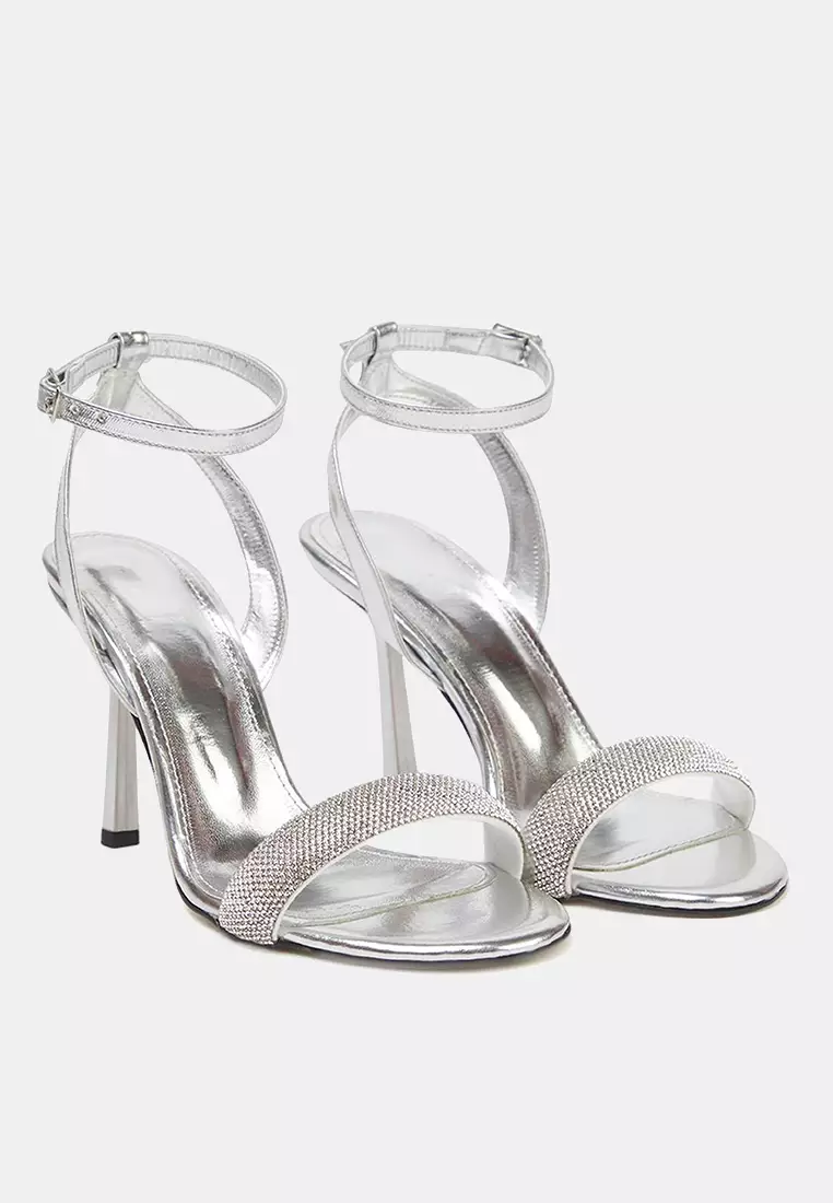 Almond Toe Thin Heeled Sandals