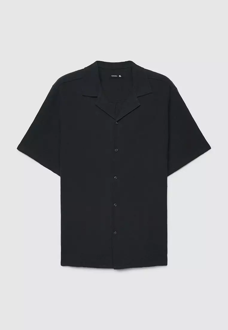 Men's Plain Bowling Shirt