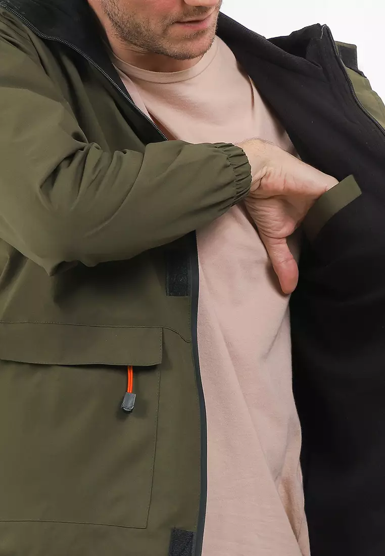 GRAHANGGRA Jaket Waterproof Rodion - Army Green