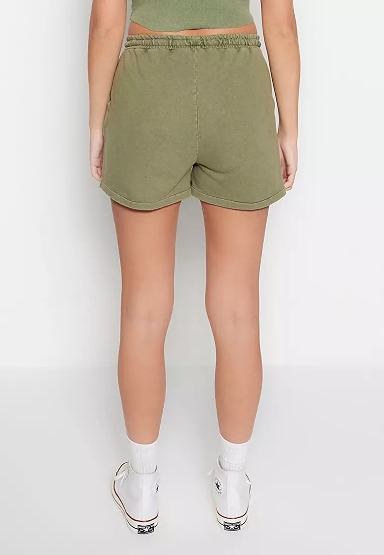 Plain best sale jogger shorts