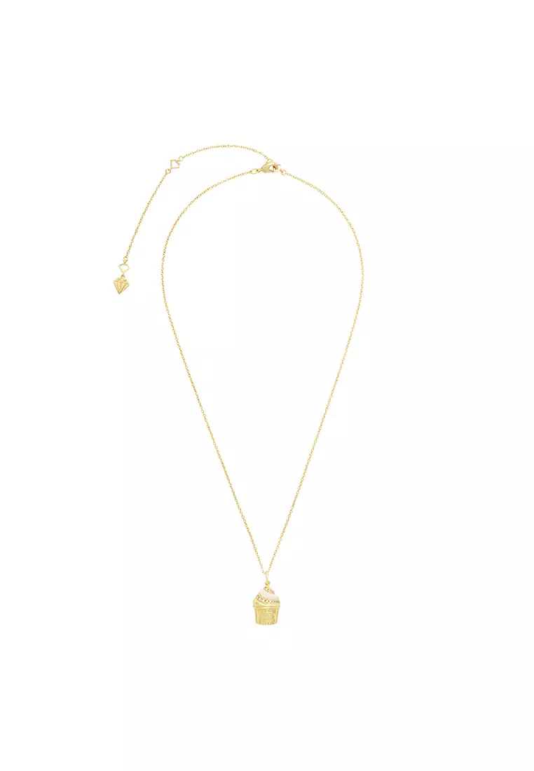 Cafe W+Co Sundae Cup Gold Necklace