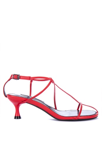 Primadonna red Ladies Shoes Heels Strappy High Heels 864B4SH0D1443EGS_1