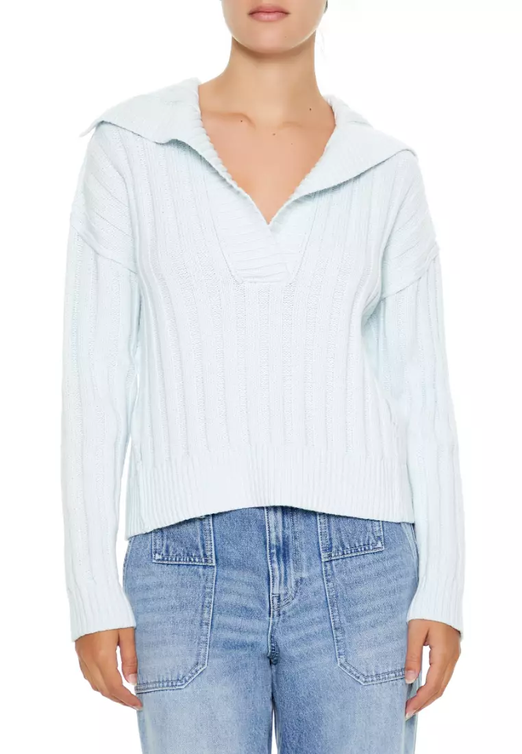Forever 21 ribbed knit sweater sale
