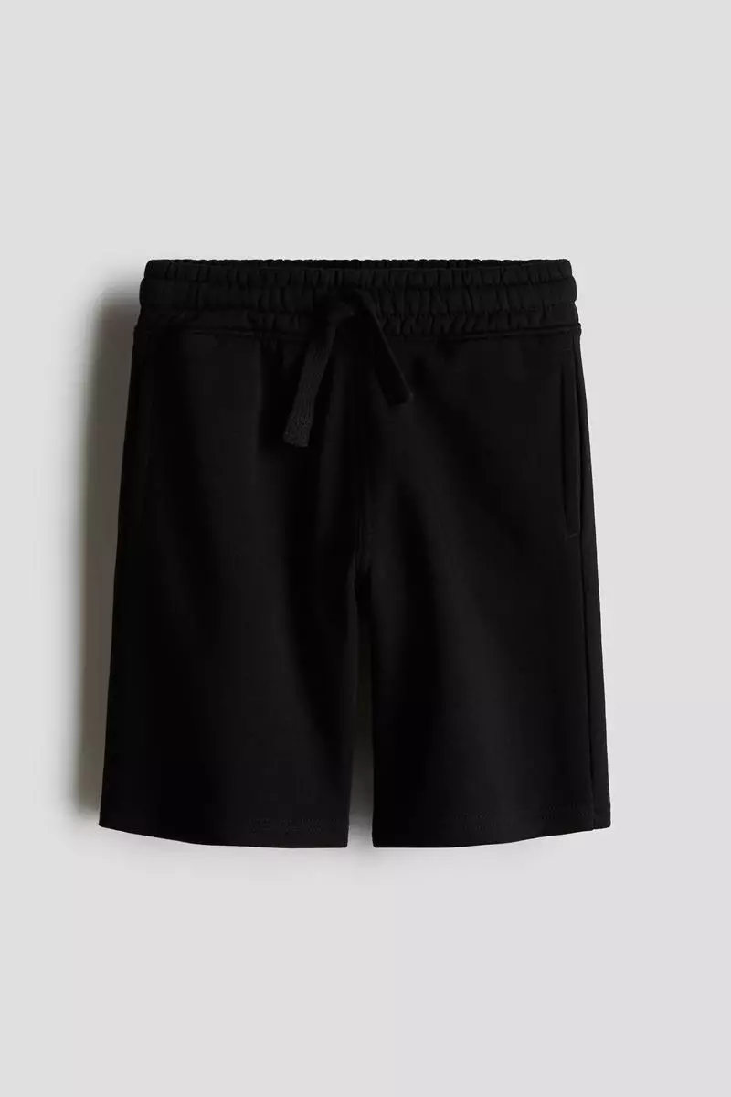 H and m black shorts deals